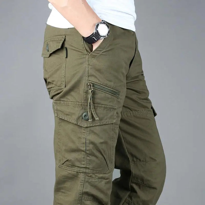 Men's Tactical Trousers - Large Size, Loose Fit Casual Pants for Running, Sports, Hiking, and Outdoor Work