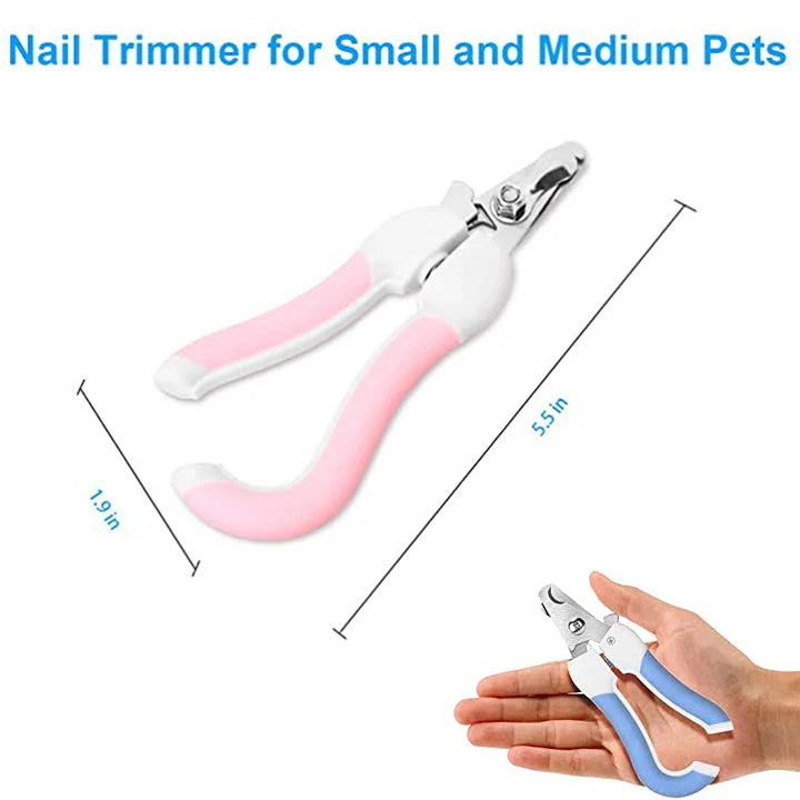 Stainless Steel Pet Nail Clipper – Labor-Saving Nail Trimmer for Dogs and Cats, Convenient Grooming Tool