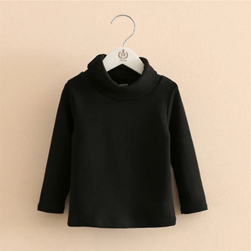 Turtleneck Sweater for Kids (4-12 Years) - Casual Cotton Top for Girls and Boys, Autumn Clothing