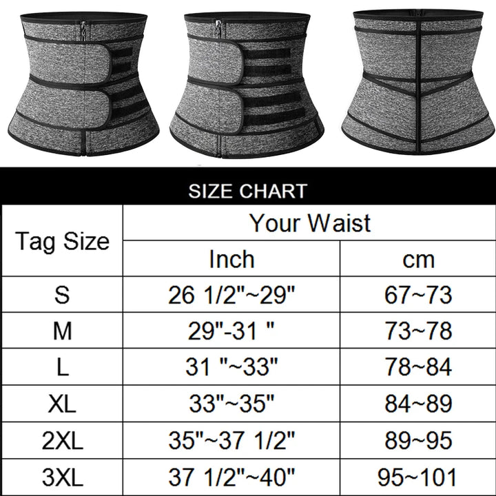 Men Waist Trainer Back Support Slimming Lumbar Belt Military Tactical Belt Gym Accessories Abdominal Binder Corset Cincher