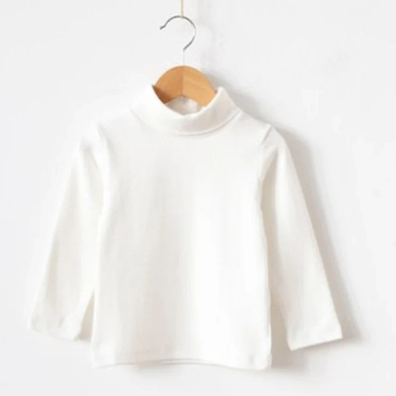 Turtleneck Sweater for Kids (4-12 Years) - Casual Cotton Top for Girls and Boys, Autumn Clothing