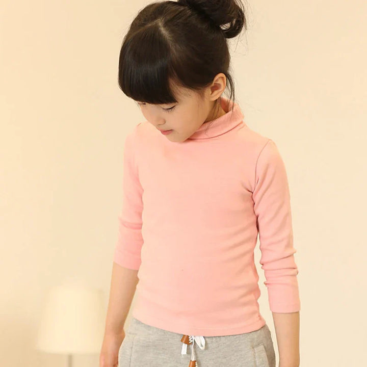 Turtleneck Sweater for Kids (4-12 Years) - Casual Cotton Top for Girls and Boys, Autumn Clothing