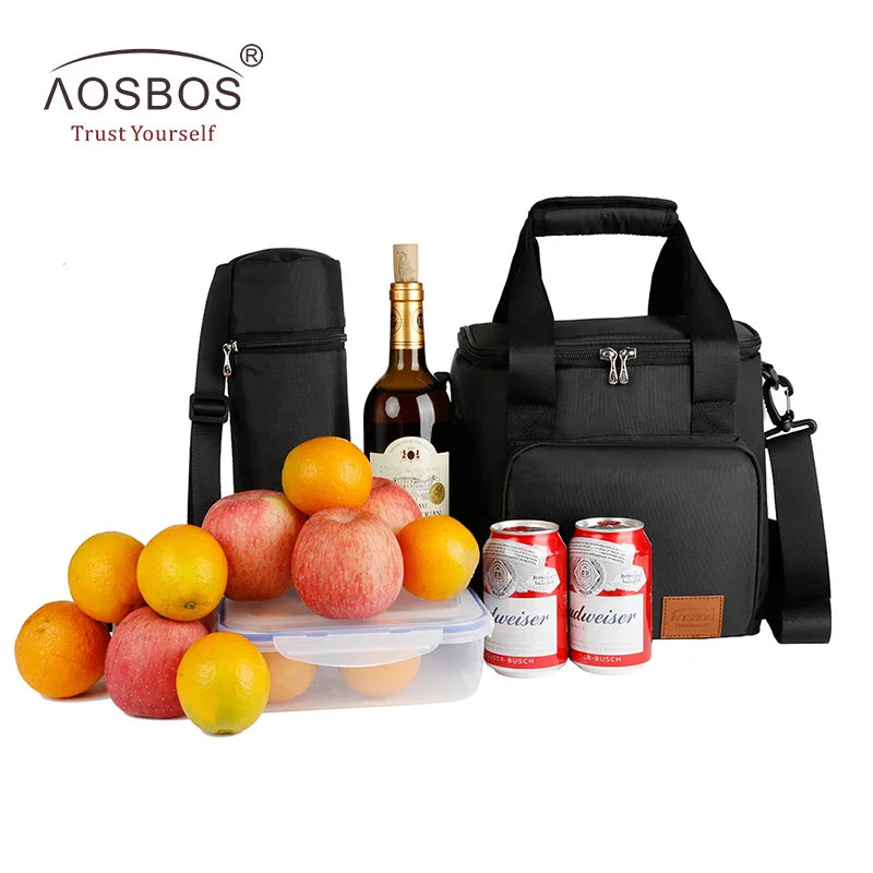 Portable Thermal Lunch Bags | Fashionable Picnic Cooler and Insulated Travel Food Tote | For Women, Kids, and Men