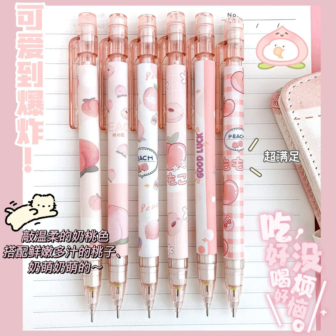 Cartoon Mechanical Pencil with Eraser - 0.5MM for Kids & Students - Office & School Supplies