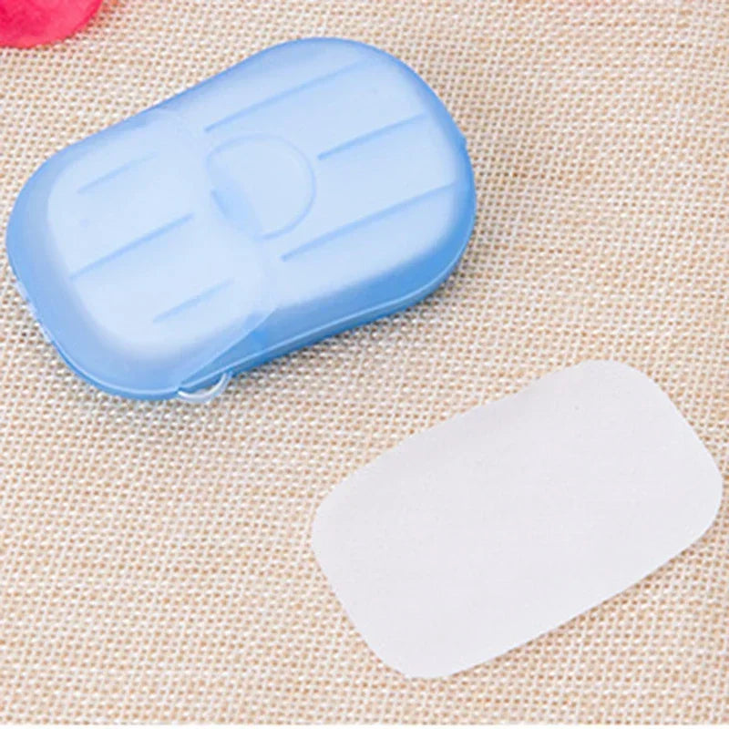 Mini Disposable Paper Soap Portable Travel & Camping Handwashing Supplies