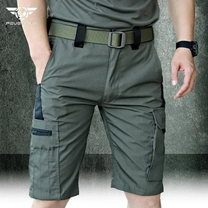 Men's Working Cargo Shorts - Summer Breathable, Wear-Resistant Camouflage Shorts with Multi-Pockets, Perfect for Outdoor Climbing and Casual Wear