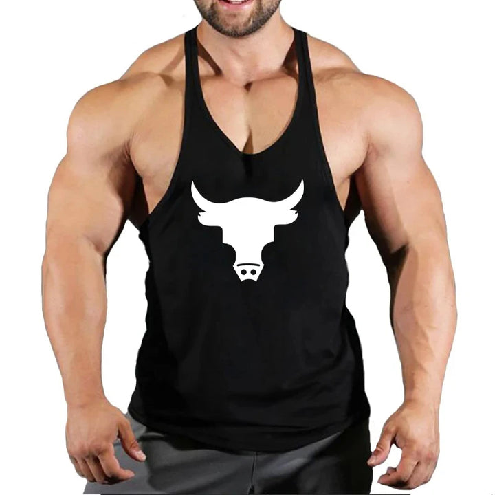 Men's Gym Tank Top - Workout Bodybuilding Singlet for Fitness & Sports