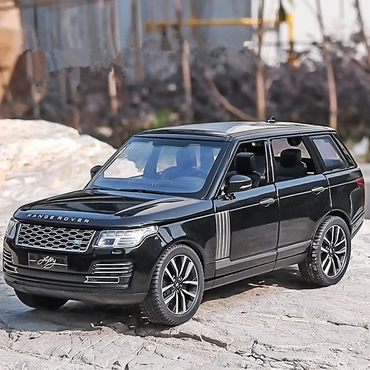 Range Rover Sports SUV Alloy Metal Car Model Diecasts Off-road Vehicles Car Model Sound and Light Collection Kids Toys Gift