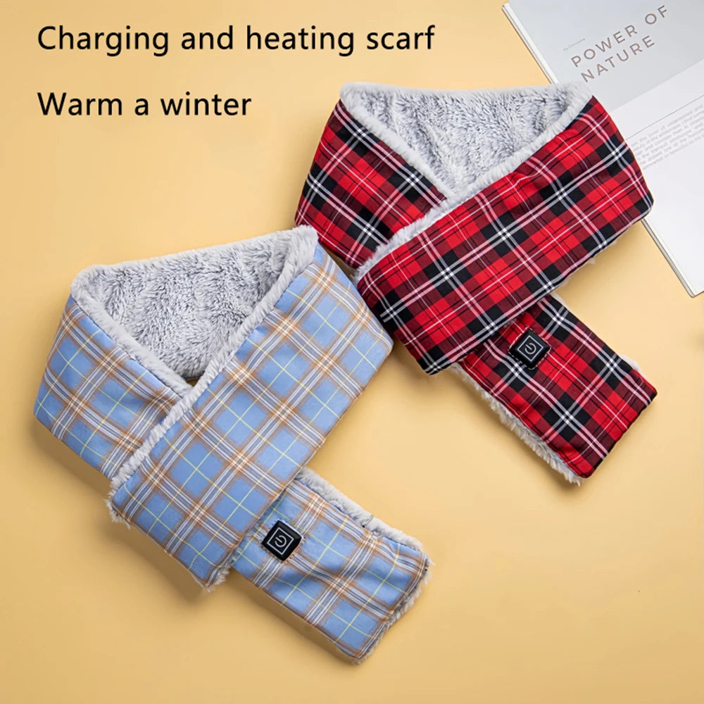 Electric Heating Scarf – Winter Heated Neck Protection for Men and Women, Cold Prevention with Adjustable Heating Levels