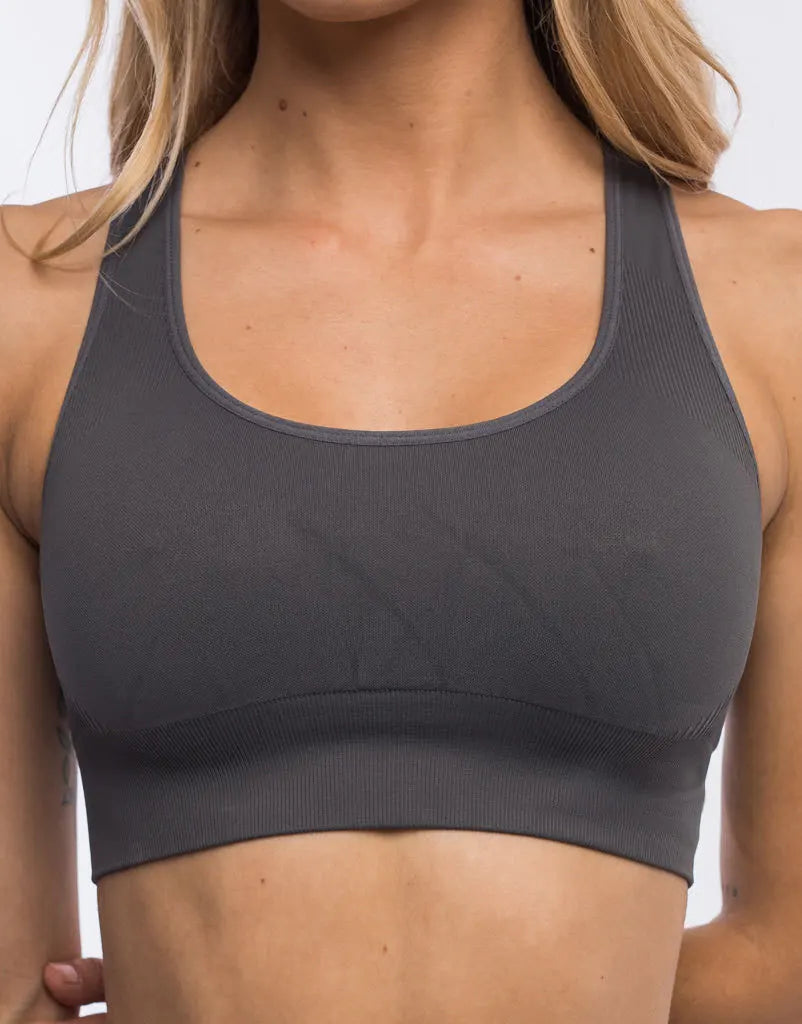 Pericic Seamless Backless Bra - Women's Wireless Cropped Tank Top, Ideal for Jogging, Sports, and Everyday Wear