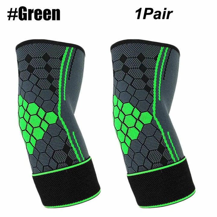 1 or 2 Pieces Elbow or Knee Pad Support Sleeve Adjustable Sports Outdoor Cycling Gym Guard Brace For Tendonitis Arthritis Pain Relief