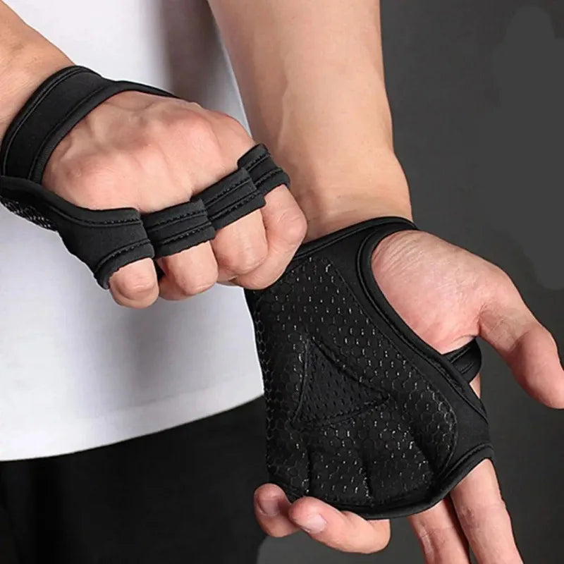 2 Piece Gym Gloves – Non-Slip Weight Lifting Gloves with Wrist Support for Men & Women