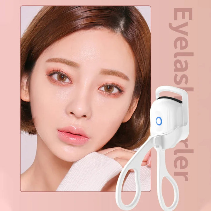 1pc Portable Electric Heated Eyelash Curler - Curling Device for Perfect Lashes