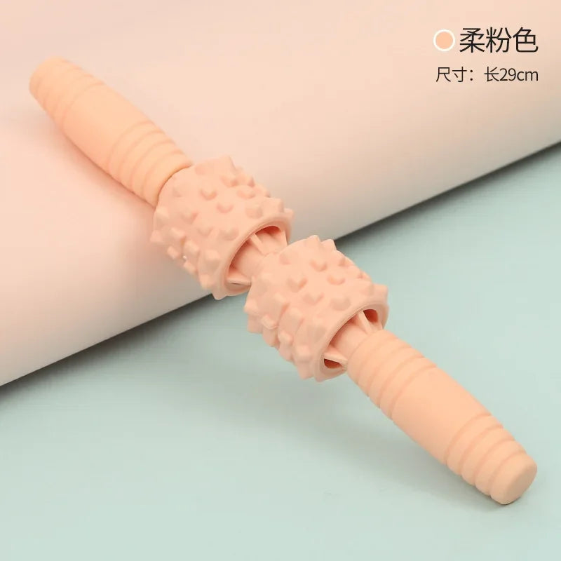 Yoga Thorn Ball Roller Fangs Massage Fitness Shaping Relax Muscles Multi-functional Fitness Yoga Massage Stick