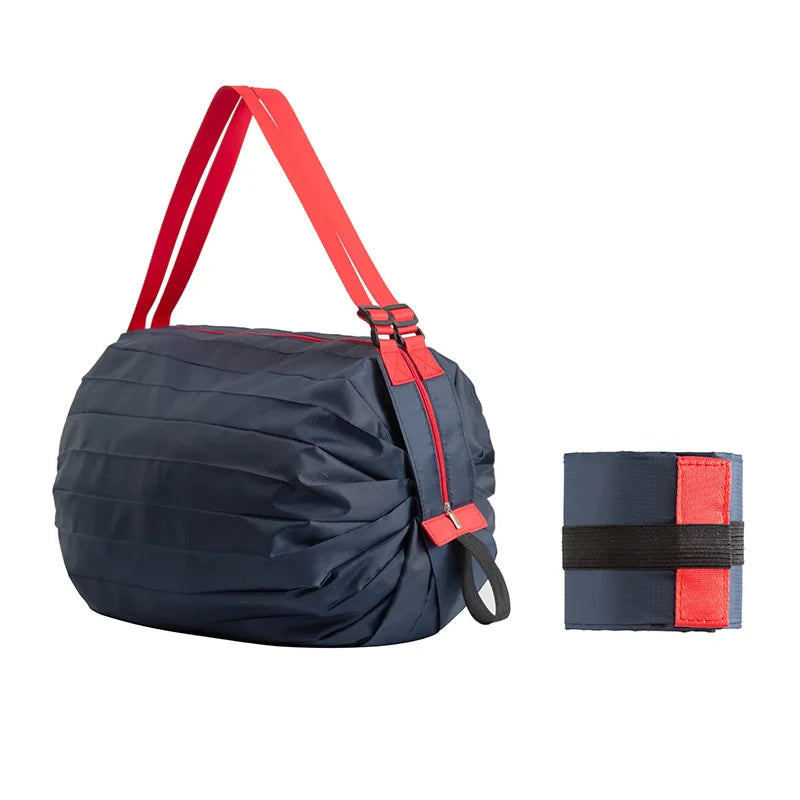 Large Foldable Shopping Bag  Eco-Friendly, Waterproof, Reusable Handbag for Travel & Storage