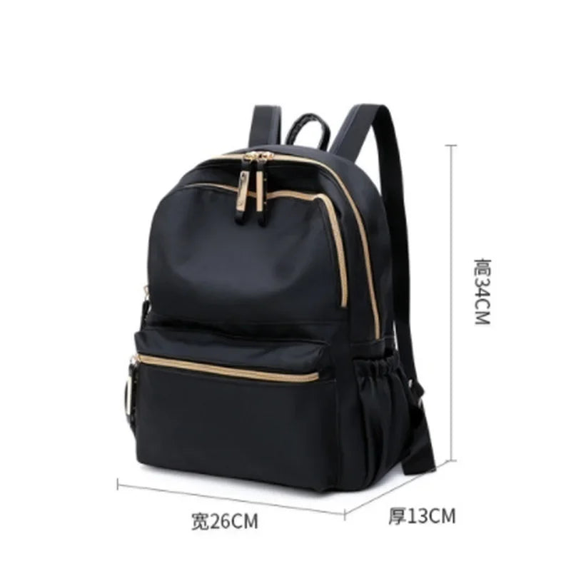 New Women's Fashion High-Capacity Waterproof College Backpack, Trendy Laptop School Bag, Cute Girl Travel Book Bag