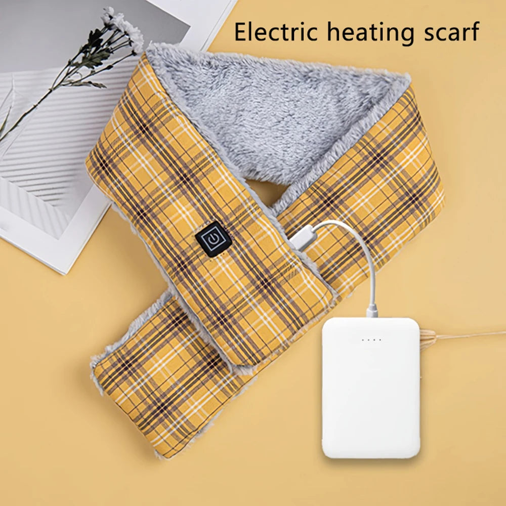 Electric Heating Scarf – Winter Heated Neck Protection for Men and Women, Cold Prevention with Adjustable Heating Levels