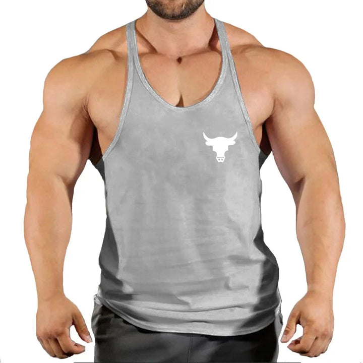 Men's Gym Tank Top - Workout Bodybuilding Singlet for Fitness & Sports