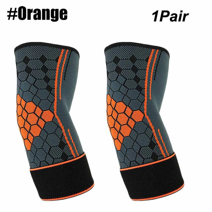 1 or 2 Pieces Elbow or Knee Pad Support Sleeve Adjustable Sports Outdoor Cycling Gym Guard Brace For Tendonitis Arthritis Pain Relief