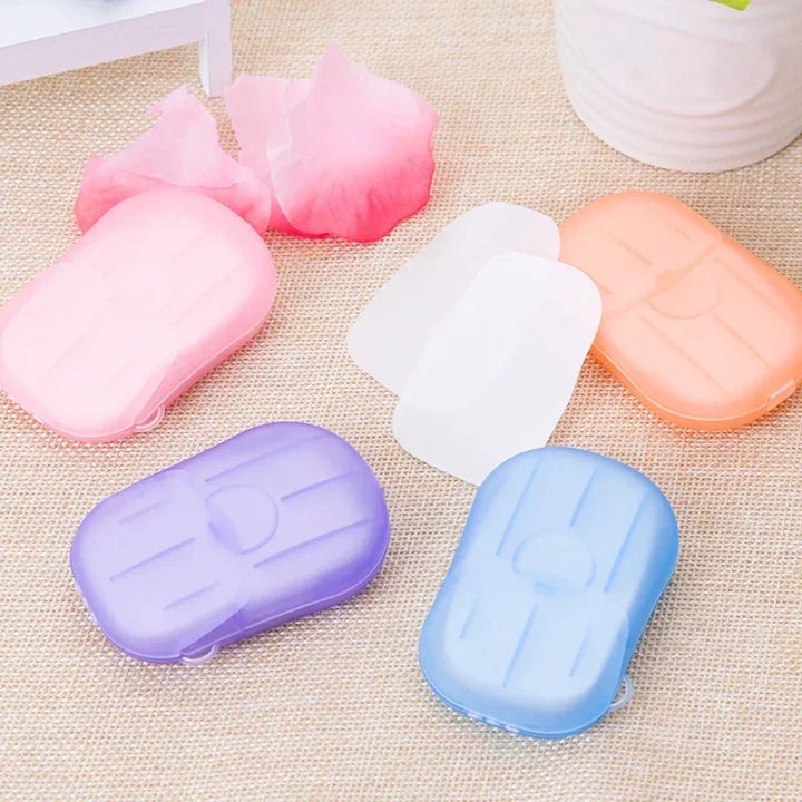 Mini Disposable Paper Soap Portable Travel & Camping Handwashing Supplies