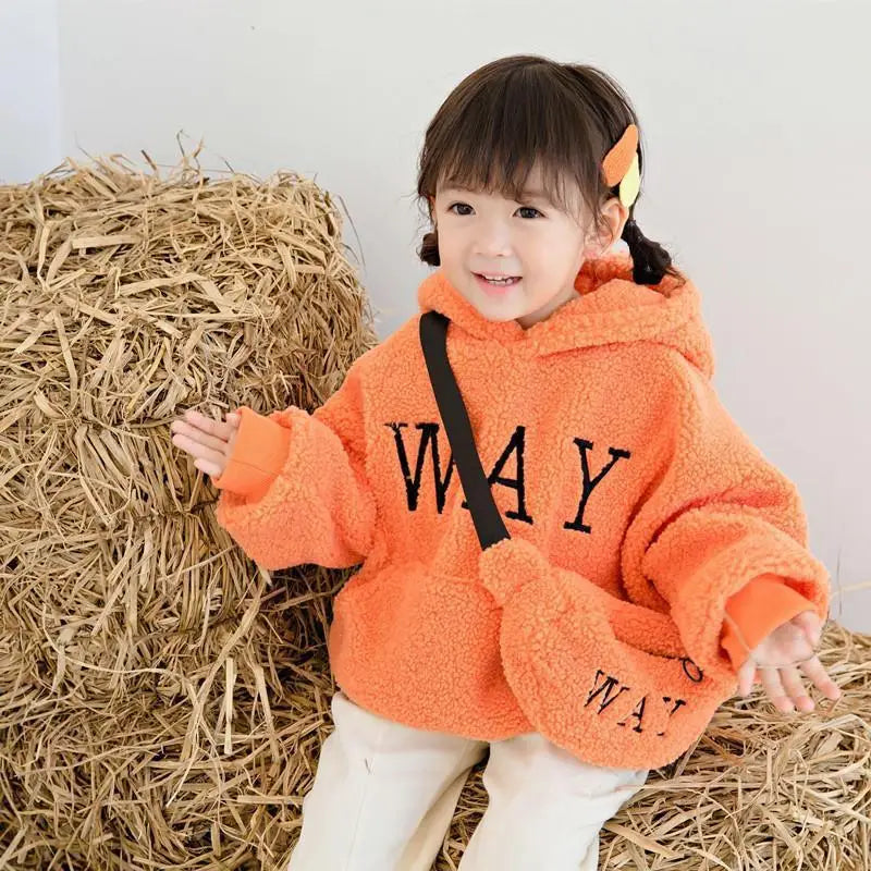 Kids' Hoodies for Girls & Boys (2-9 Years) Warm Fleece Pullover Autumn/Winter Long Sleeve