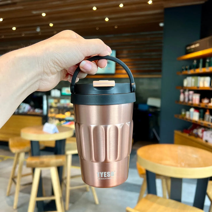 400ml/500ml Stainless Steel Thermos - 304 Insulated Car Tumbler for Hot Coffee & Drinks