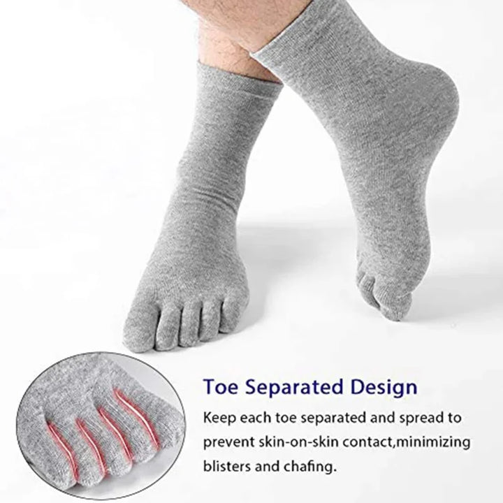 athletic toe socks for men