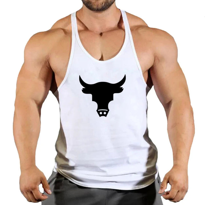 Men's Gym Tank Top - Workout Bodybuilding Singlet for Fitness & Sports