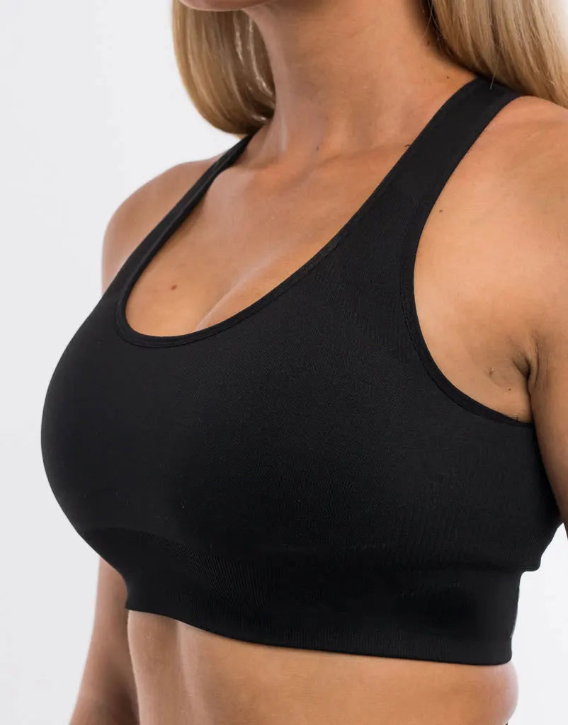 Pericic Seamless Backless Bra - Women's Wireless Cropped Tank Top, Ideal for Jogging, Sports, and Everyday Wear