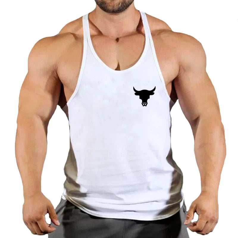 Men's Gym Tank Top - Workout Bodybuilding Singlet for Fitness & Sports