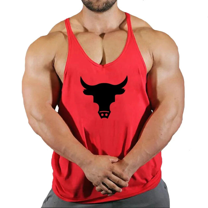 Men's Gym Tank Top - Workout Bodybuilding Singlet for Fitness & Sports