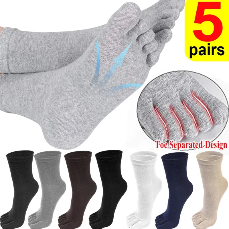 athletic toe socks for men