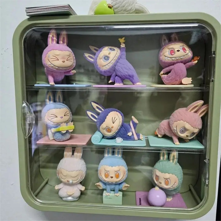 Blind Boxes Labubu The Monsters Lazy Yoga Series Blind Box Labubu Anime Action Figure Surprise Toy Mystery Box Collection Gifts