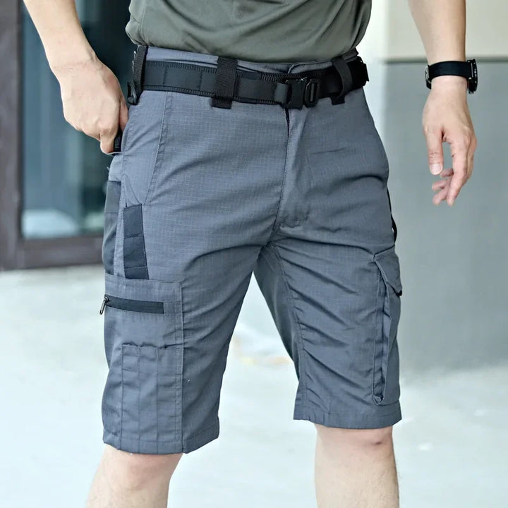 Men's Working Cargo Shorts - Summer Breathable, Wear-Resistant Camouflage Shorts with Multi-Pockets, Perfect for Outdoor Climbing and Casual Wear