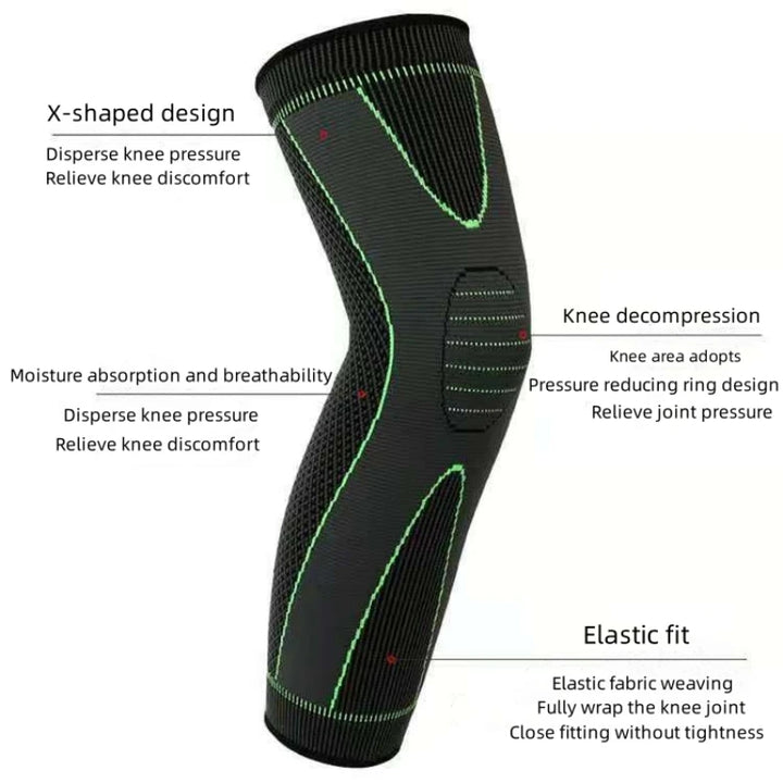 Compression Knee Pad – Elastic Support Sleeve for Arthritis & Joint Pain Relief