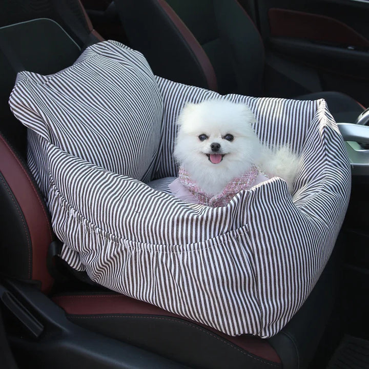 Portable Puppy Car Seat - Travel Safety Bed for Cats and Dogs, Pet Nest Cushion Sofa, Suitable for Small to Medium Pets