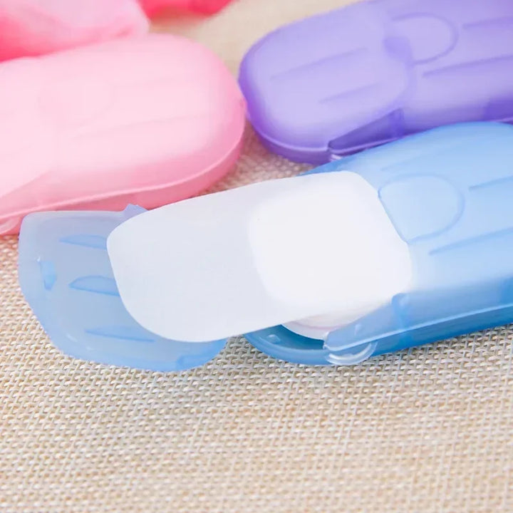 Mini Disposable Paper Soap Portable Travel & Camping Handwashing Supplies