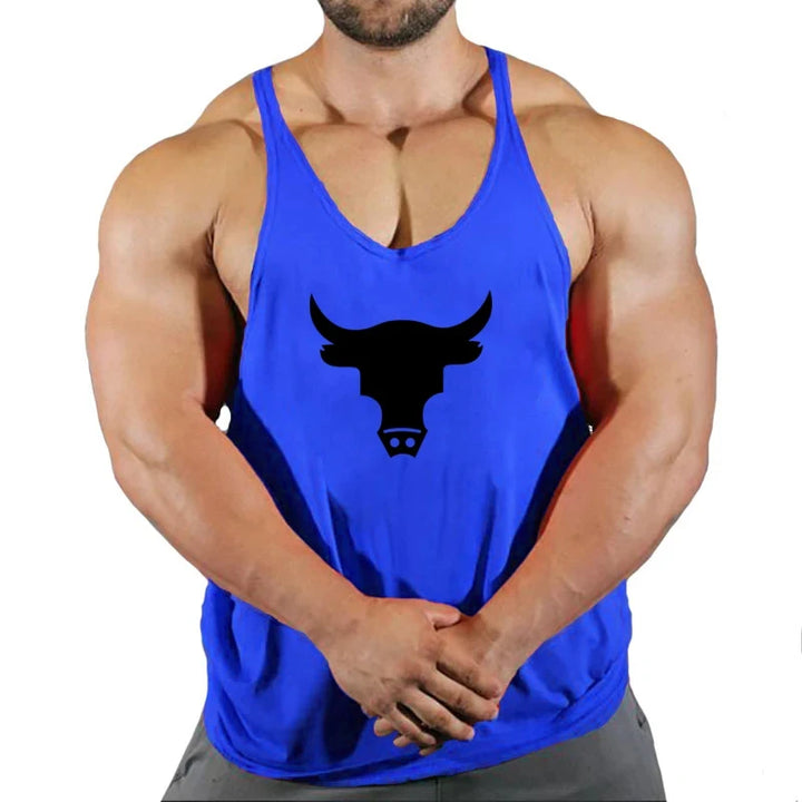 Men's Gym Tank Top - Workout Bodybuilding Singlet for Fitness & Sports