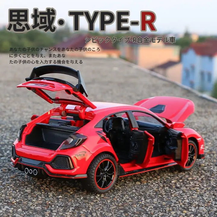 Alloy Car Model Diecasts & Toy Vehicles Metal Sports Car Model Sound and Light Collection Childrens Gift