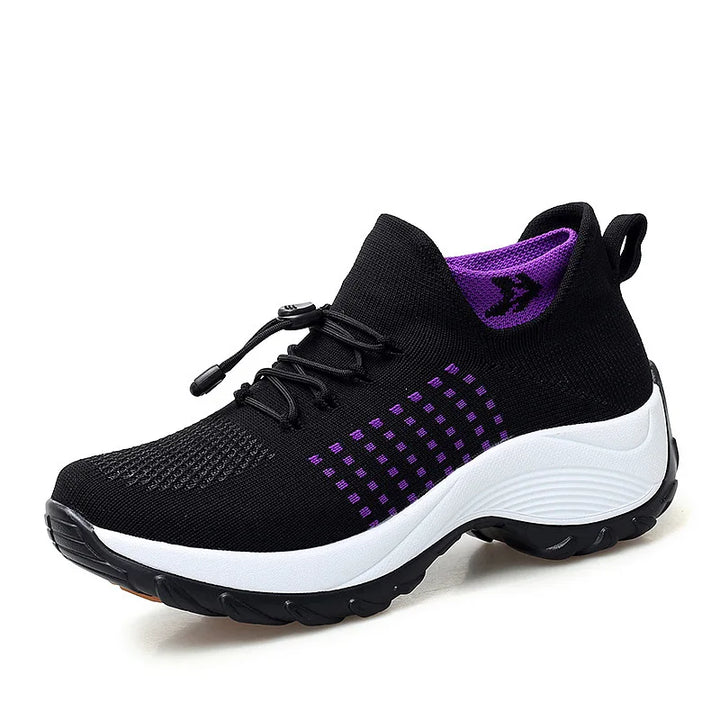 Women's Orthopedic Sneakers Platform White Black Red Walking Shoes Casual Shoes Sizes 35-45