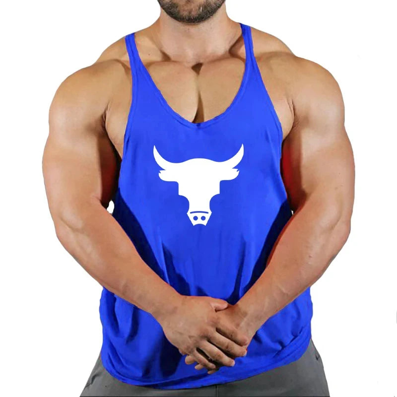 Men's Gym Tank Top - Workout Bodybuilding Singlet for Fitness & Sports