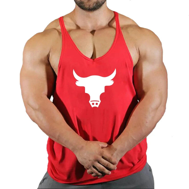 Men's Gym Tank Top - Workout Bodybuilding Singlet for Fitness & Sports