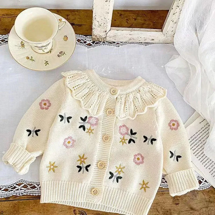 Infant and Newborn Girls' Cardigan Sweater Spring/Autumn Knitwear Coat, Outgoing Baby Clothing